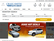 Tablet Screenshot of craigsmithgroup.com